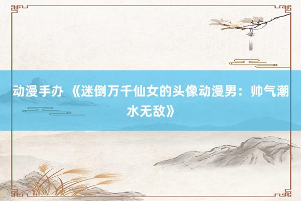 动漫手办 《迷倒万千仙女的头像动漫男：帅气潮水无敌》
