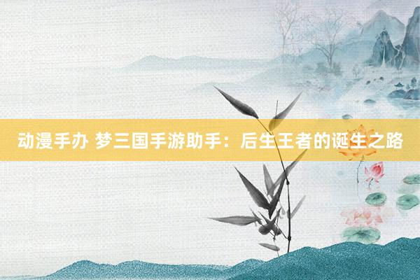 动漫手办 梦三国手游助手：后生王者的诞生之路