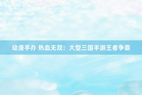 动漫手办 热血无双：大型三国手游王者争霸