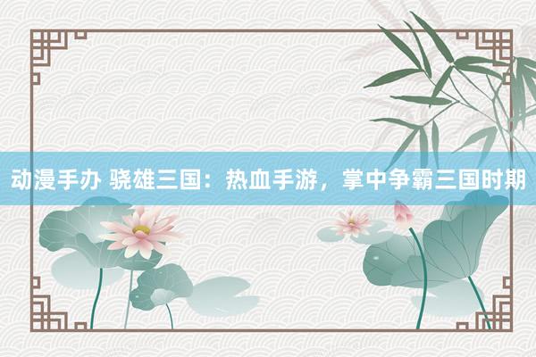 动漫手办 骁雄三国：热血手游，掌中争霸三国时期