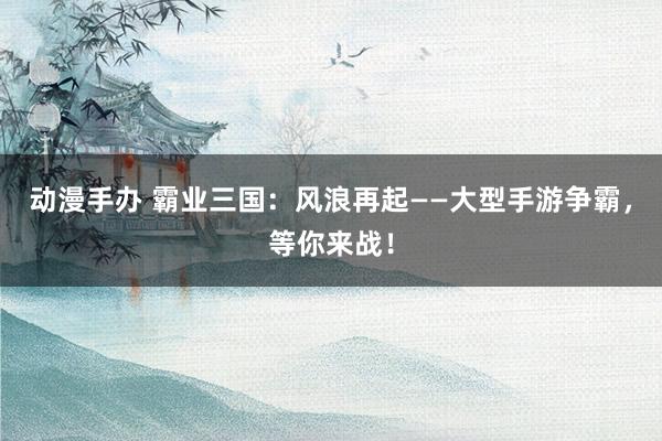 动漫手办 霸业三国：风浪再起——大型手游争霸，等你来战！