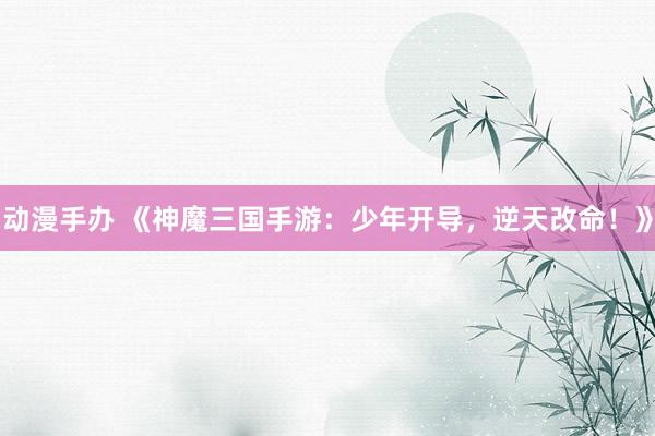 动漫手办 《神魔三国手游：少年开导，逆天改命！》