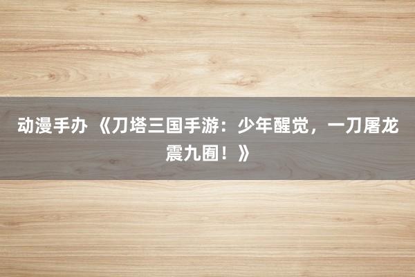 动漫手办 《刀塔三国手游：少年醒觉，一刀屠龙震九囿！》