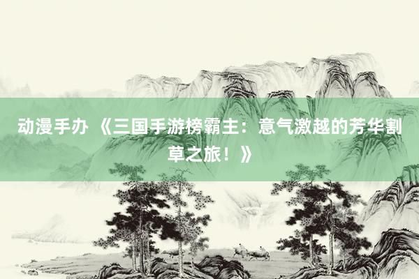 动漫手办 《三国手游榜霸主：意气激越的芳华割草之旅！》