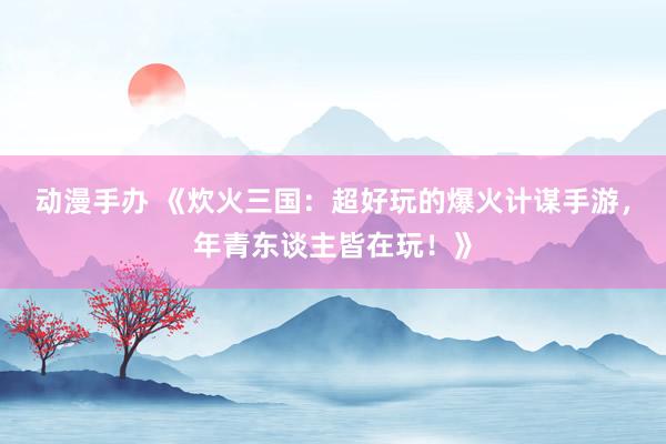 动漫手办 《炊火三国：超好玩的爆火计谋手游，年青东谈主皆在玩！》