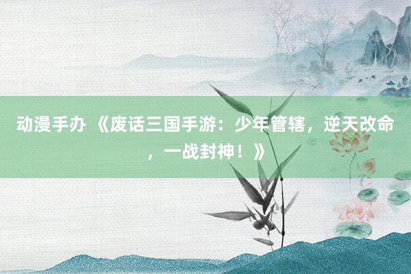 动漫手办 《废话三国手游：少年管辖，逆天改命，一战封神！》