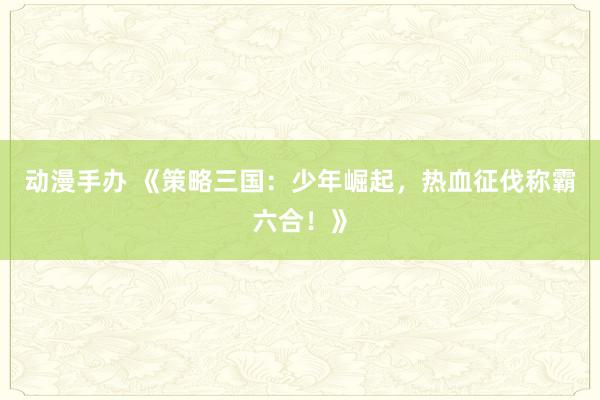 动漫手办 《策略三国：少年崛起，热血征伐称霸六合！》